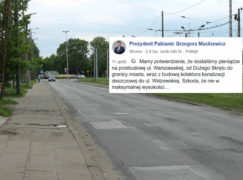 Mniej rządowych środków na ulicę Warszawską