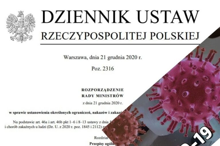 Rozporządzenie W Sprawie Pomocy Publicznej Jest rozporządzenie w sprawie tzw. godziny policyjnej oraz innych